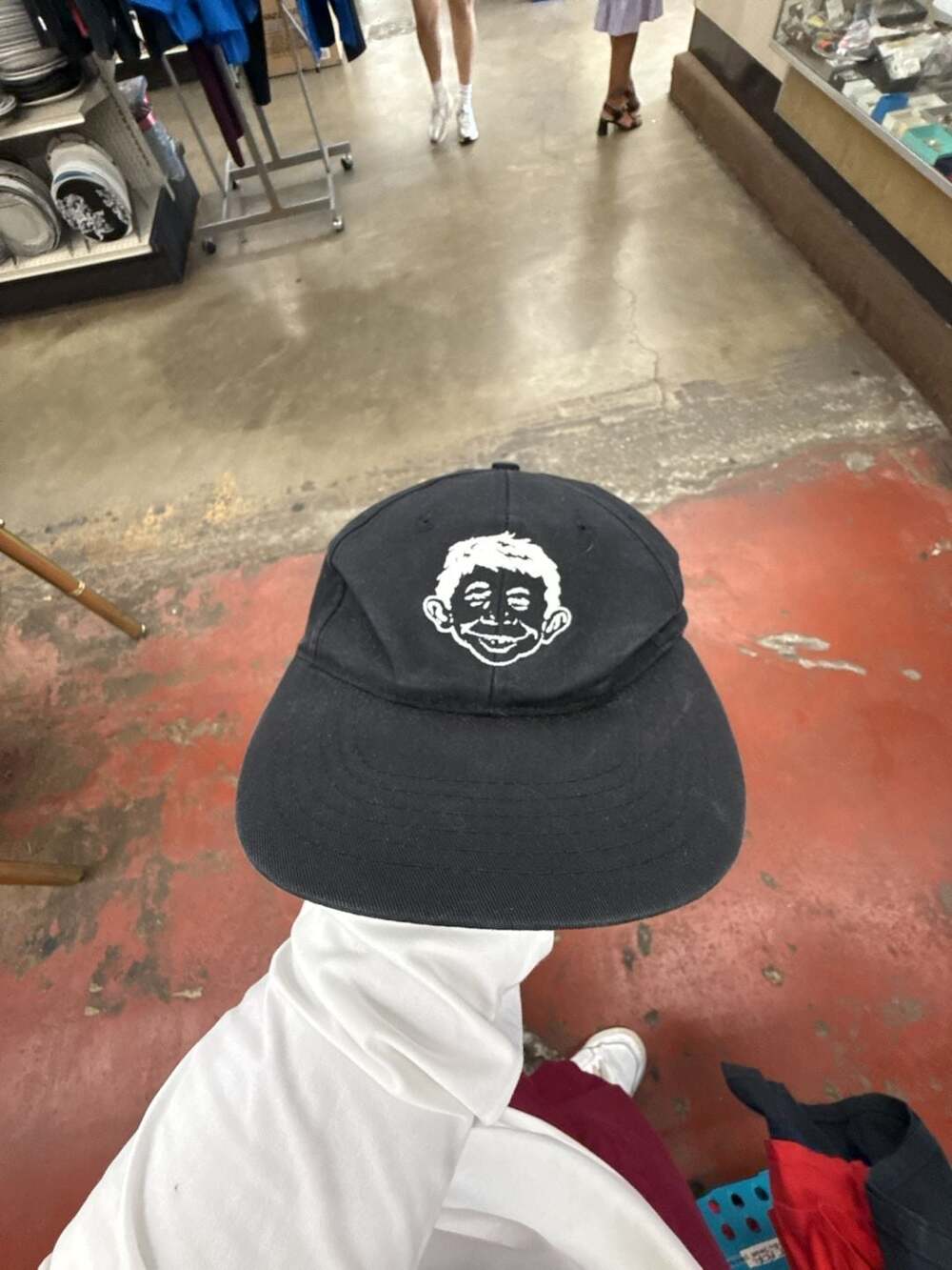Vintage 1997 MAD Magazine Alfred E. Neuman 'What, Me Worry?' Strapback Dad Hat